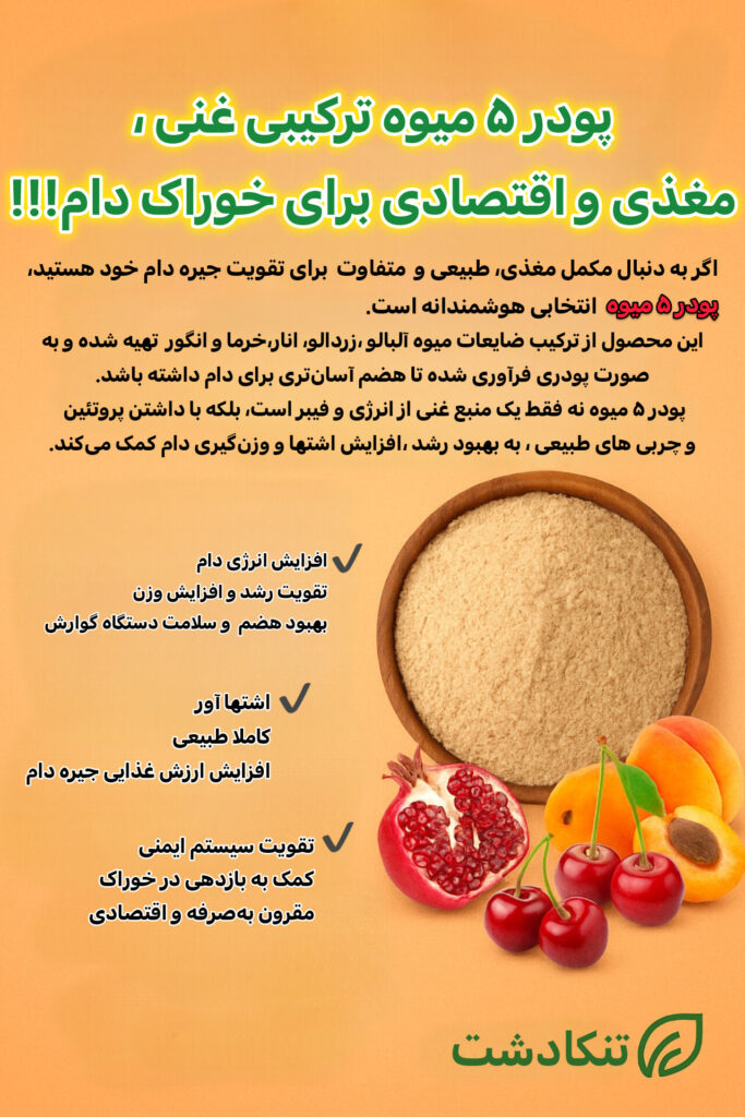 پودر ۵میوه