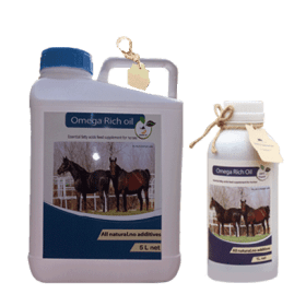 روغن خوراکی اسب امگا ریچ (Omega Rich) – گرید انسانی با پرس سرد