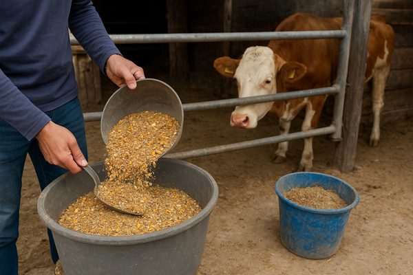 تولید خوراک دام در خانه با استفاده از مواد طبیعی و محلی برای دامداری‌های کوچک