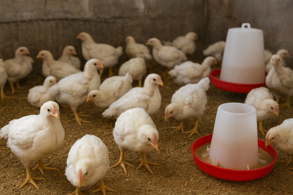 پرورش جوجه گوشتی در خانه با تجهیزات ساده و فضای کوچک.