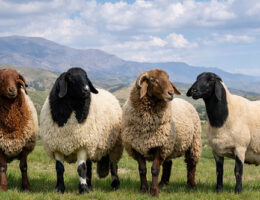 گوسفند گوشتی افشاری، لری بختیاری، کردی و عربی در مراتع ایران