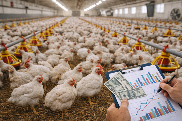سود پرورش مرغ گوشتی در ایران و بررسی درآمد مرغداری